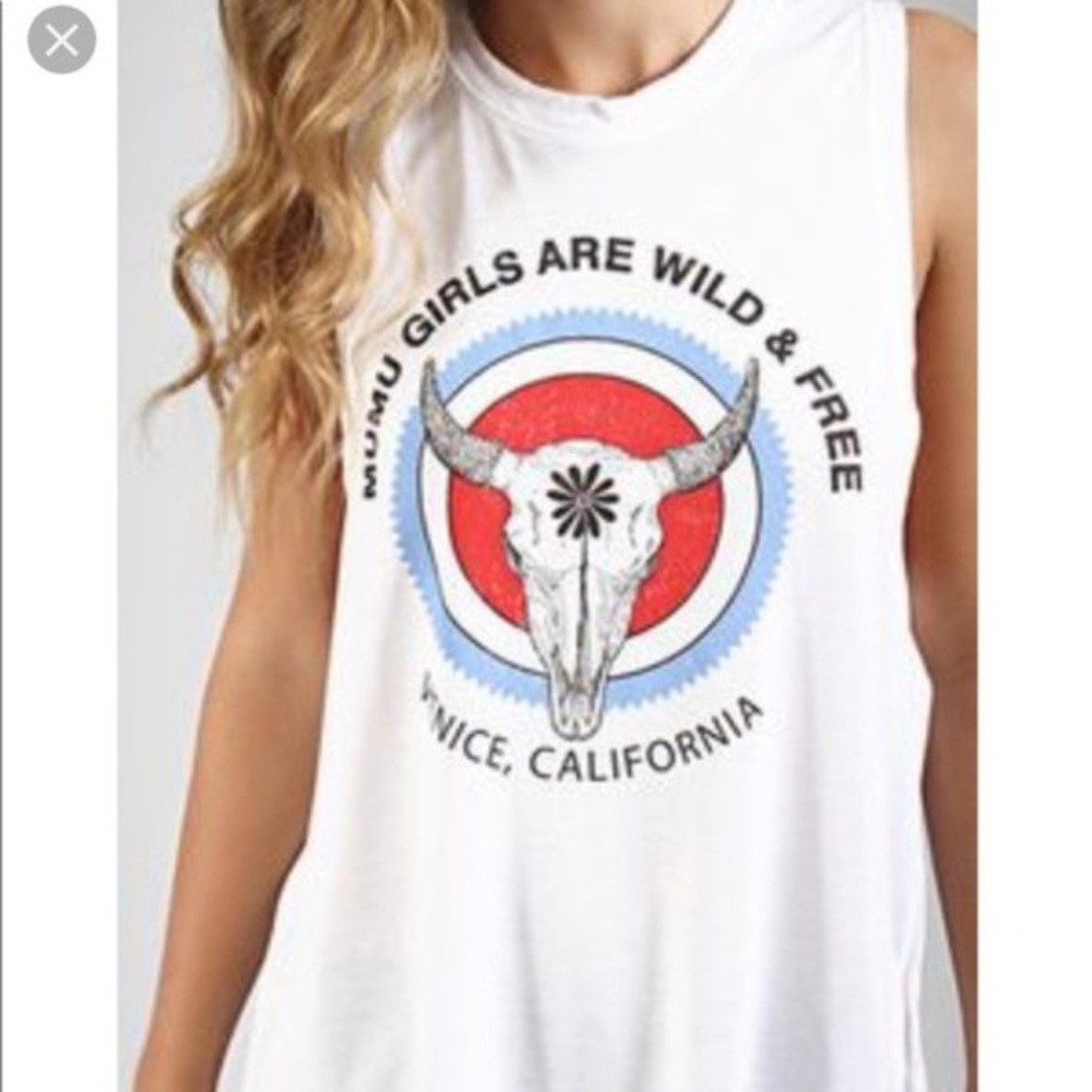 SMYM • NWT - Mikey Muscle Tank, Wild & Free - Medium
